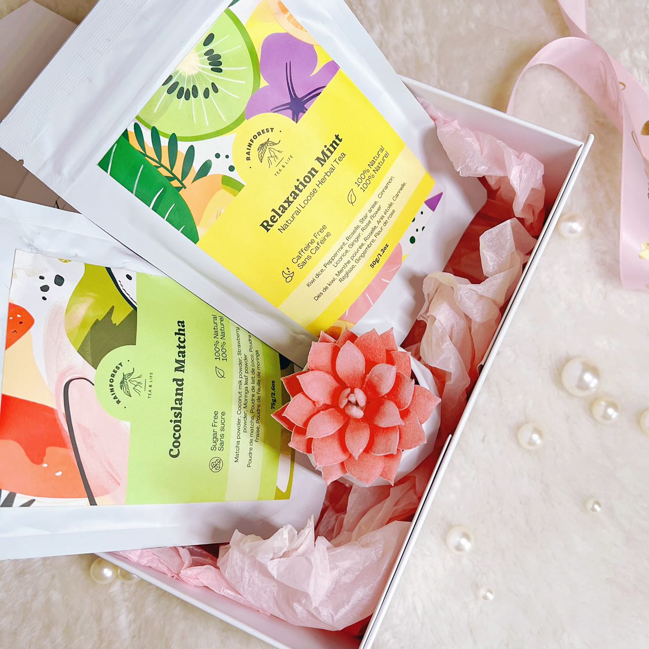 Charming Caffeine-free Tea Gift Set