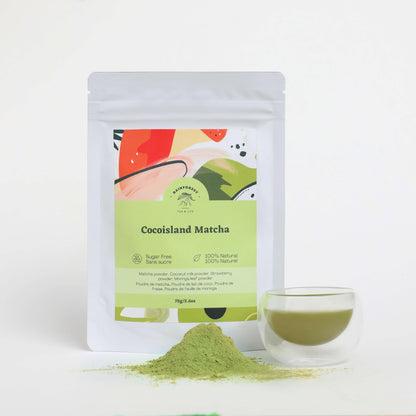 Cocoisland Matcha - Superfood Matcha Blend Latte - Rainforest Tea & Life